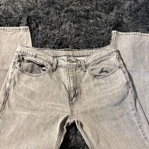 Levi's Men’s Light Gray Straight Leg Jeans